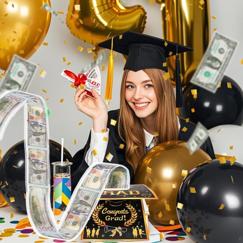 Graduation 2025 Money Box for Cash Gifts - Unique Holder