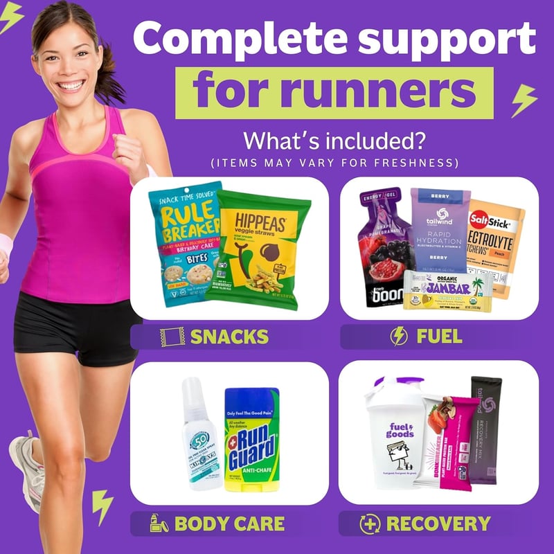 Running Gift Box for Runners - 10-12 Essentials for Training