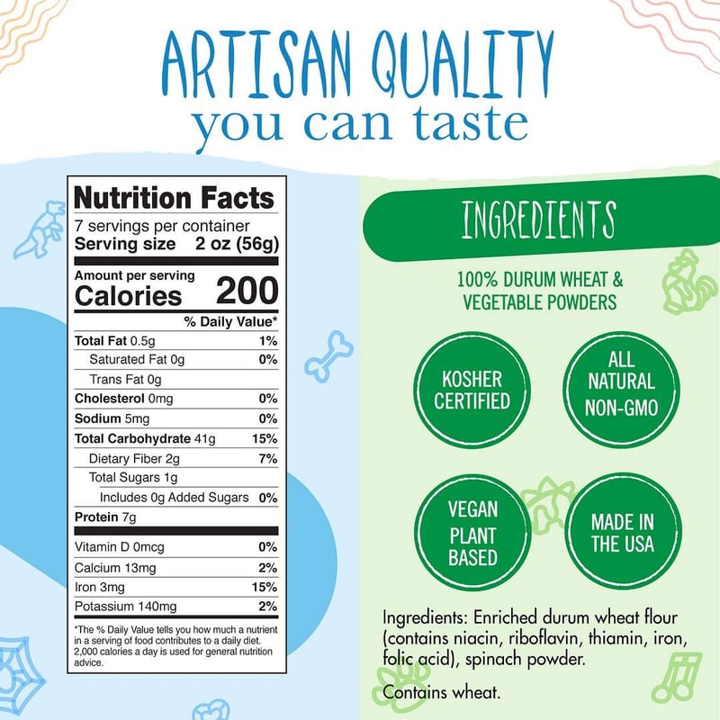 Kids' Sport-Themed Fun Shaped Pasta - Non-GMO, 2 Pack 14 Oz