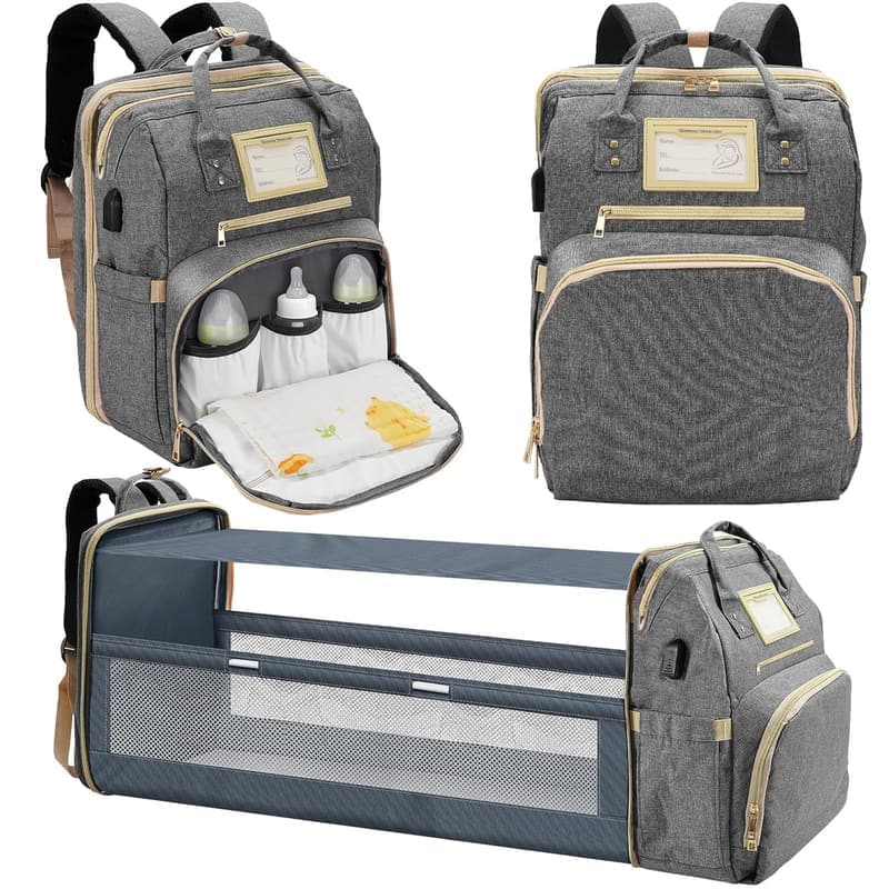 Baby Boy Diaper Bag Backpack with Changing Station