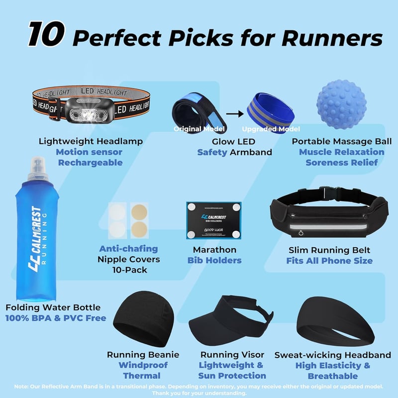 Premium Running Gift Set for Men – 10 Essential Accessories