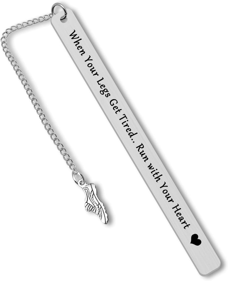 Inspirational Bookmark for Runners – Fitness Gift for Men and Women