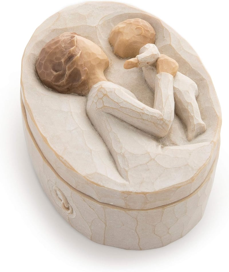 Grandmother Keepsake Box - Hand-Painted Jewelry Organizer