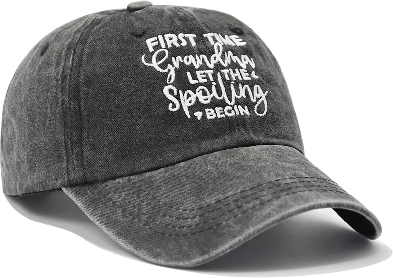 First Time Grandma Gifts: Adjustable Baseball Cap 2024