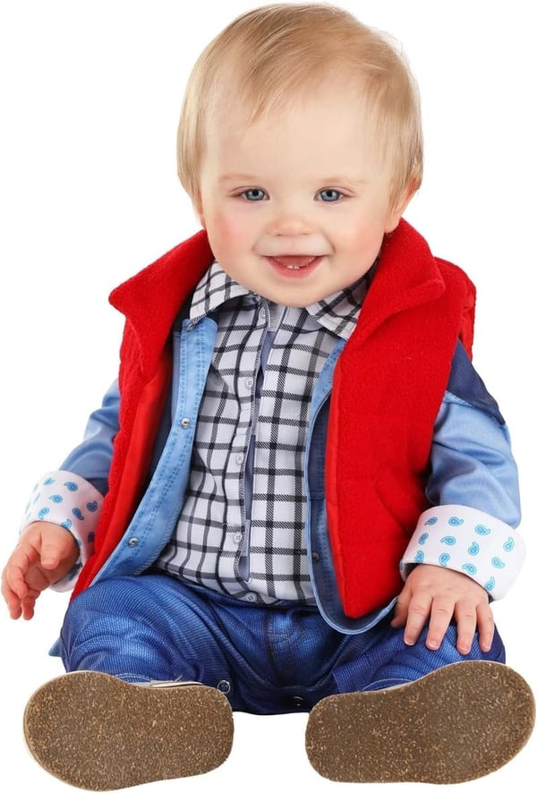 Baby Marty McFly Costume with Jacket Panels