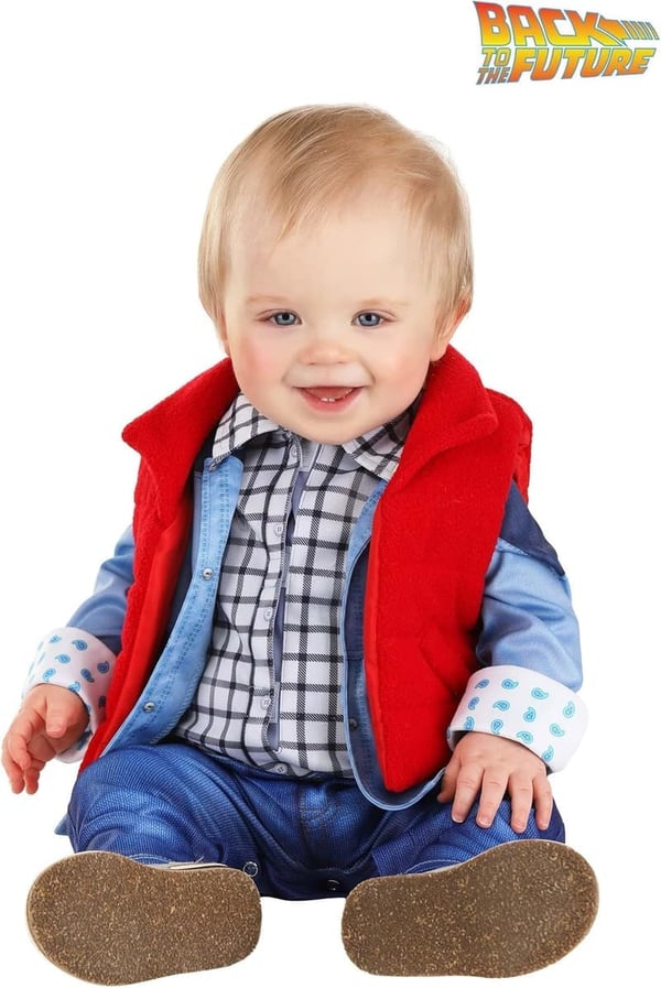 Baby Marty McFly Costume with Jacket Panels