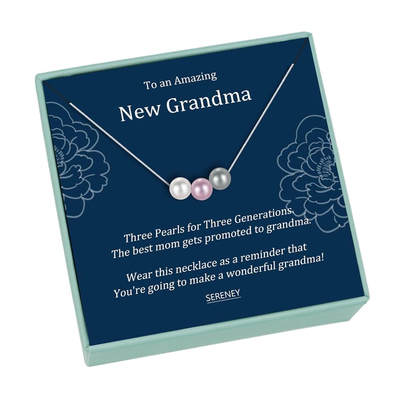 New Grandma Pearl Necklace in Sterling Silver