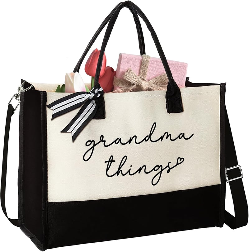 Birthday Tote Bag for Grandma from Grandchildren