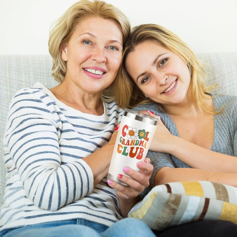 Birthday Gift for Grandma - 20 Oz Stainless Steel Tumbler