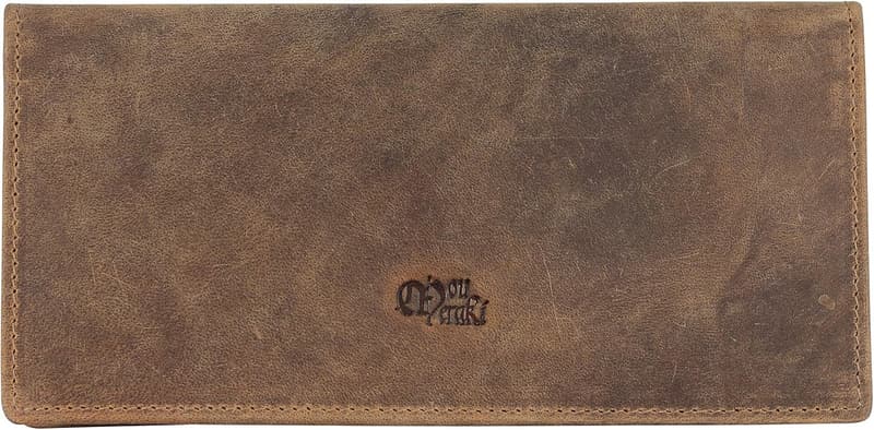 Men's RFID Blocking Genuine Leather Bifold Wallet