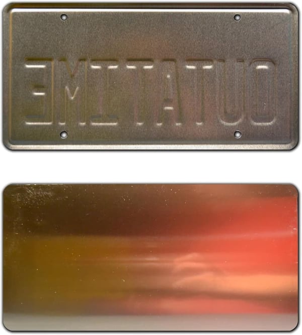 Back to the Future 2015 Metal License Plate