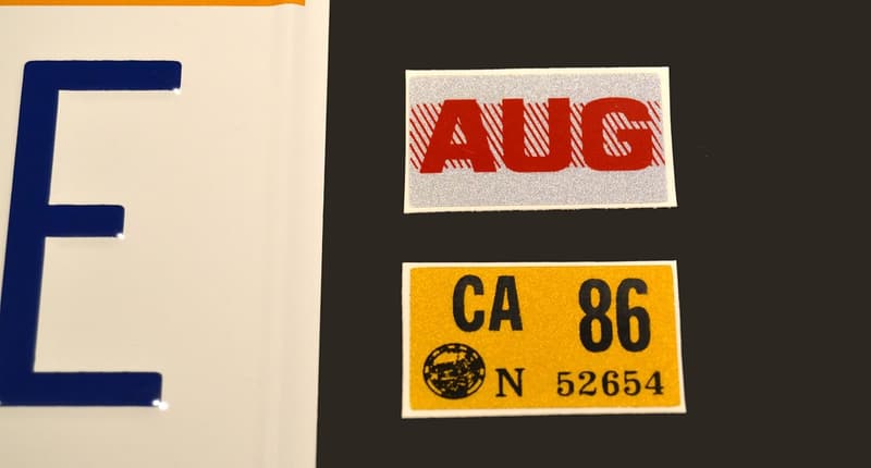 Back to the Future Delorean Metal Stamped Vanity License Plate