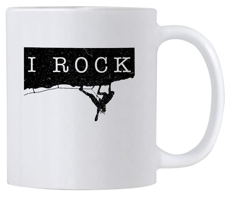 Climber Coffee Mug - 11 oz Funny Gift for Rock Climbers