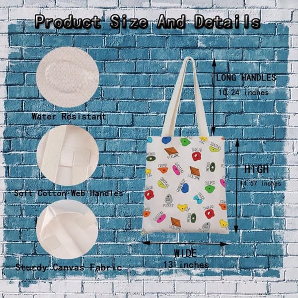 Climbing Tote Bag for Women - Perfect Gift for Rock Climbers