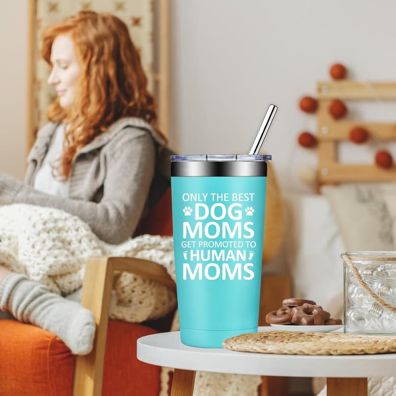 Funny Dog Mom Tumbler Gift for Expecting Moms - 20oz