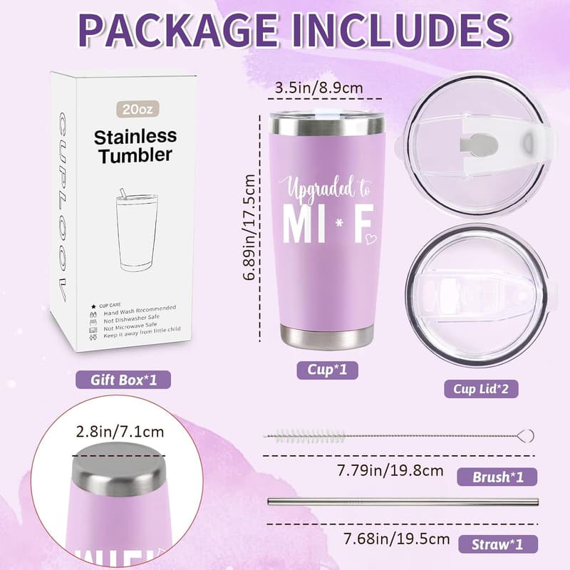Funny Pregnancy Gift - 20 Oz Stainless Steel Tumbler for New Moms