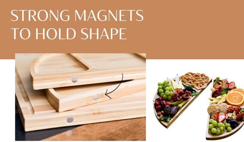 St. Patrick's Day Bamboo Charcuterie Board Set for Mom