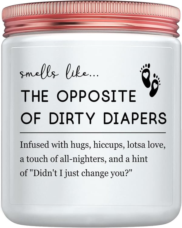 First Mother's Day Baby Candle Gift for New Moms