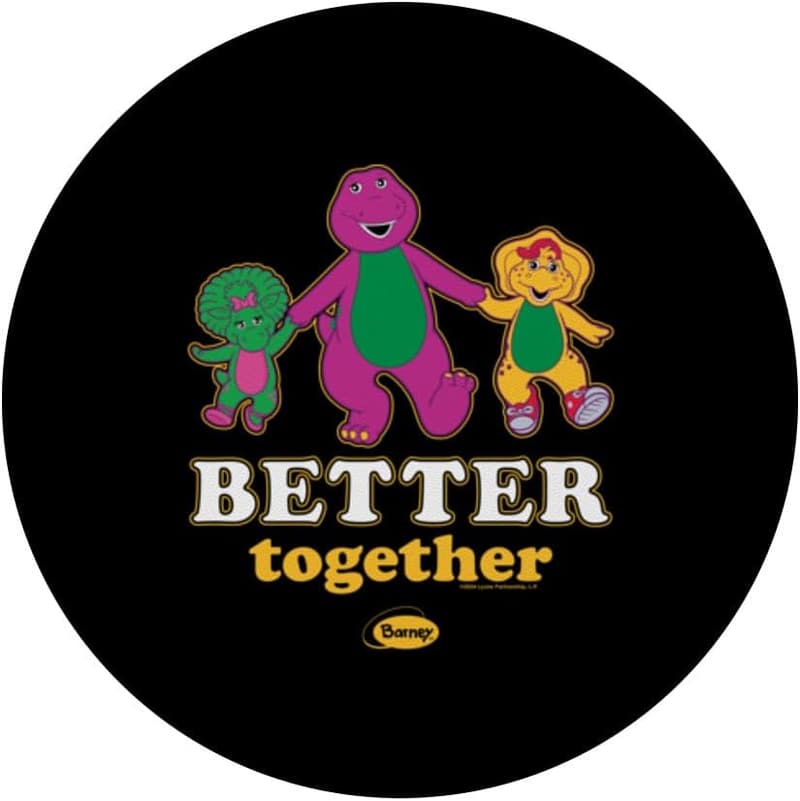 Barney Baby Bop & BJ Holding Hands PopSockets Grip