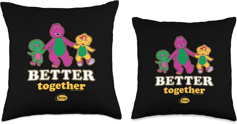 Better Together Trio Holding Hands Throw Pillow
