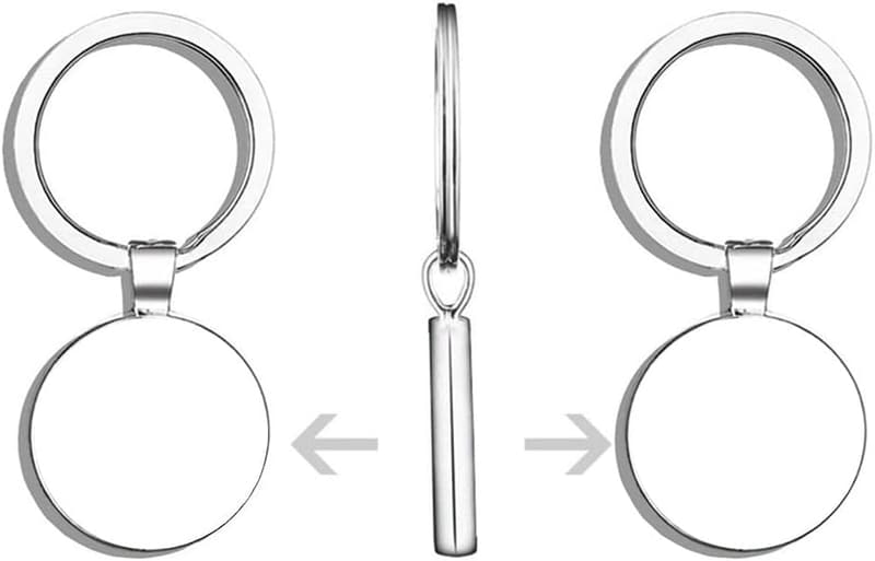 Barney & Friends Double-Sided Stainless Steel Keychain