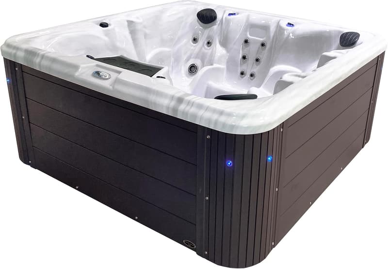 Insight Outdoor Hot Tub for 6 Adults, 34 Jets, Made in USA