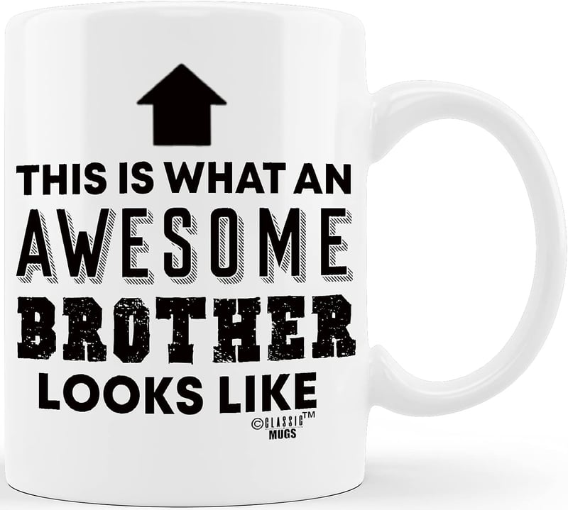 World's Best Brother Coffee Mug - Fun Gift for Siblings