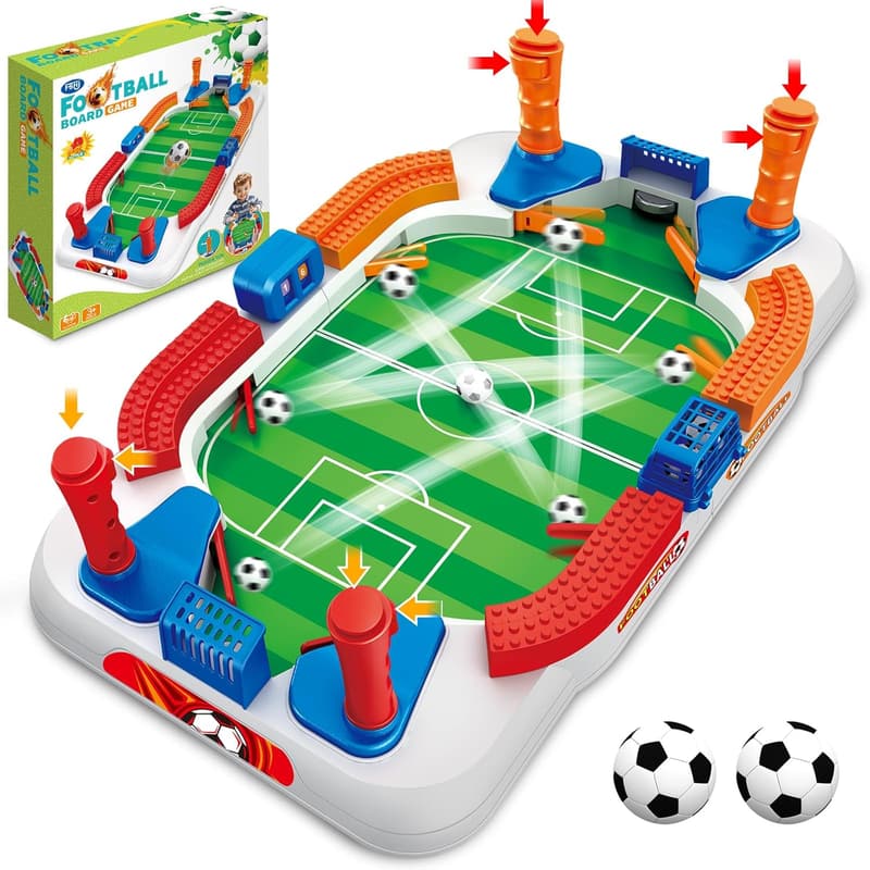 Interactive Mini Foosball Table - Soccer Game for Kids 3-12