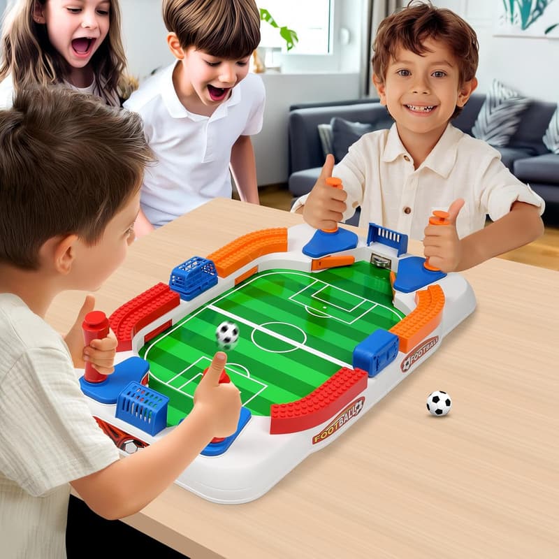 Interactive Mini Foosball Table - Soccer Game for Kids 3-12