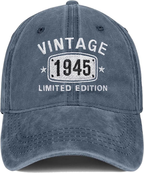 80th Birthday Limited Edition Vintage Hat for Men & Women