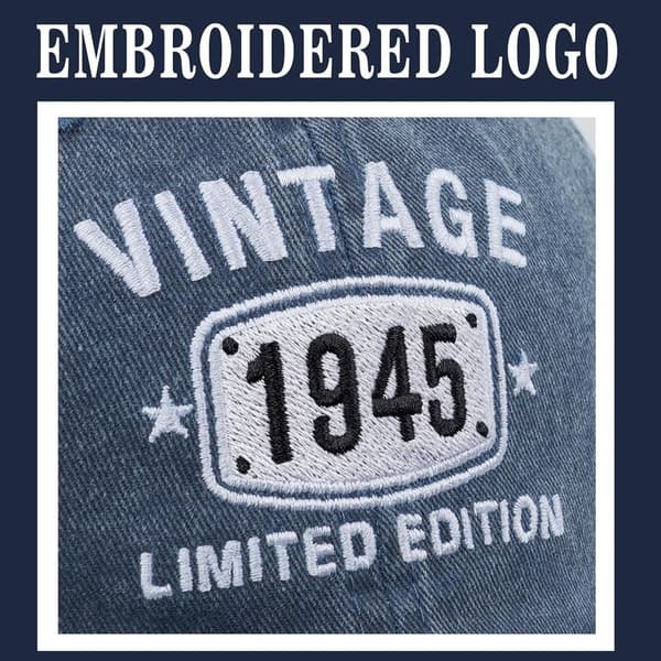 80th Birthday Limited Edition Vintage Hat for Men & Women