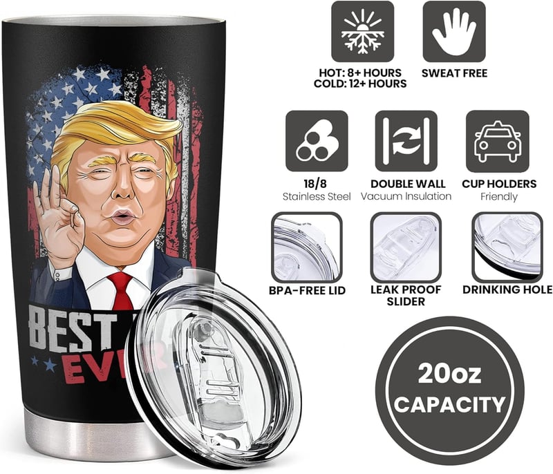Birthday Gift for Dad - 20 oz Tumbler for Father's Day
