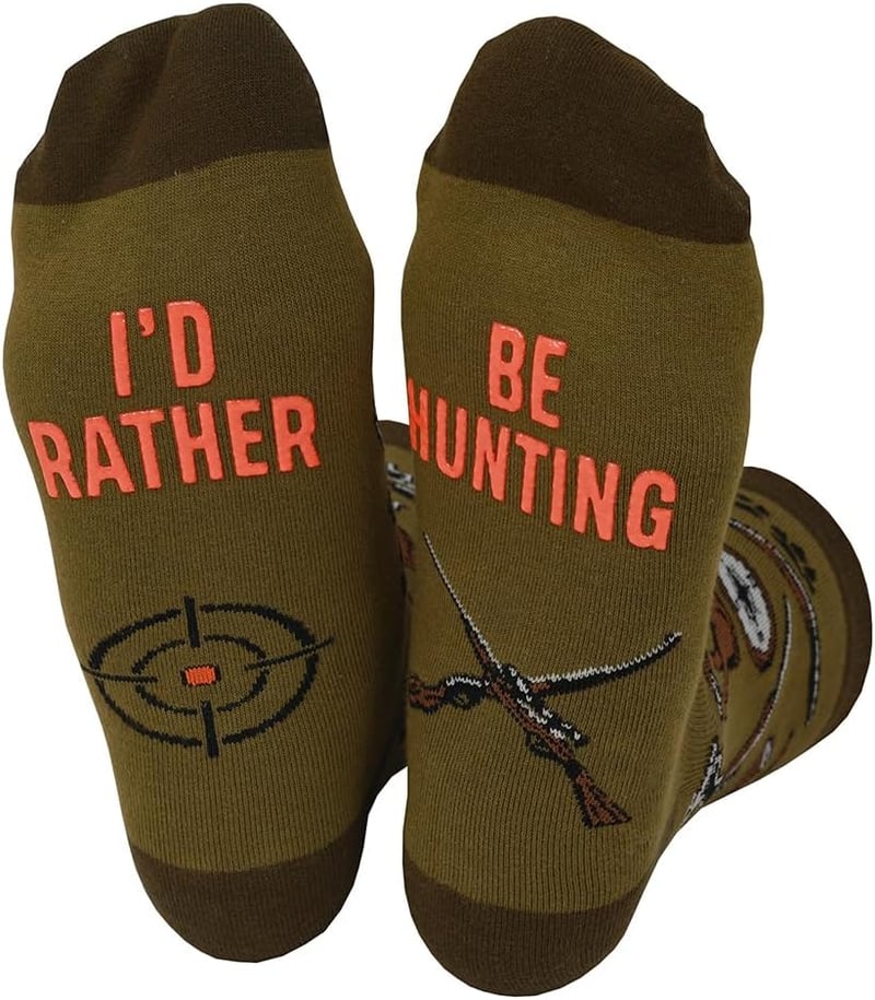 Father's Day Hunting Socks Gift for Dad or Grandpa