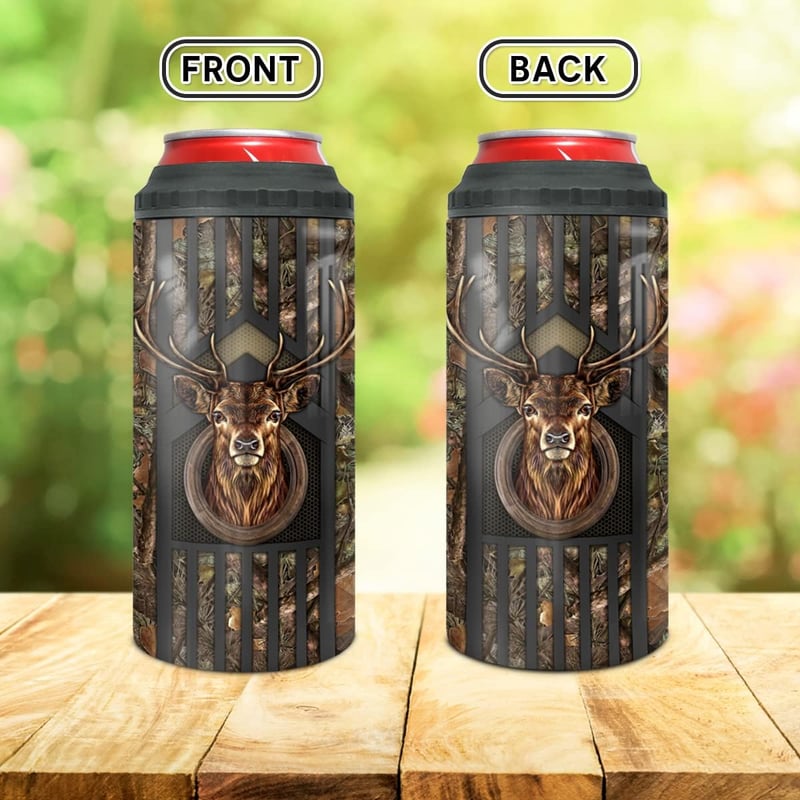 Hunter Tumbler Gift - Insulated 16oz Stainless Steel Can Cooler