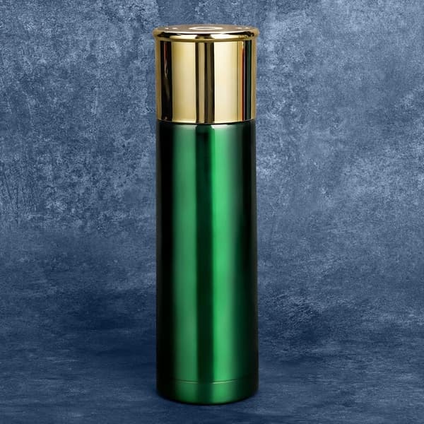 Cool Green Shotshell Tumbler for Men - Hunting Gift