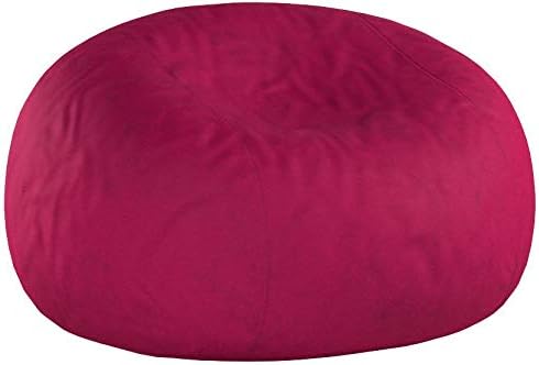 Giant 5' Pink Memory Foam Bean Bag Chair