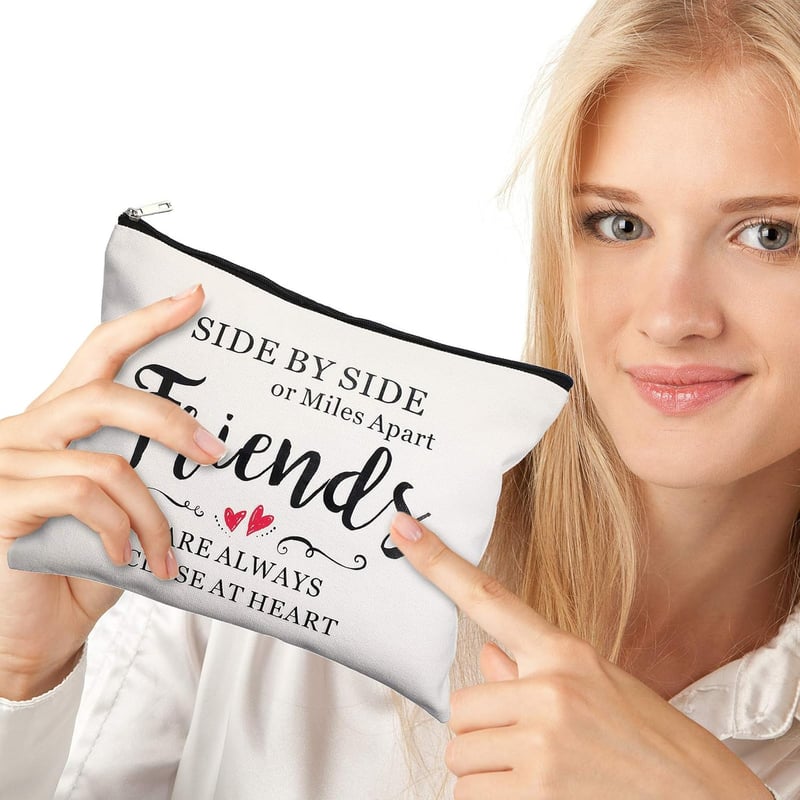 Friendship Makeup Bags Set - 5 Pcs Gift for Women