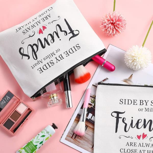 Friendship Makeup Bags Set - 5 Pcs Gift for Women