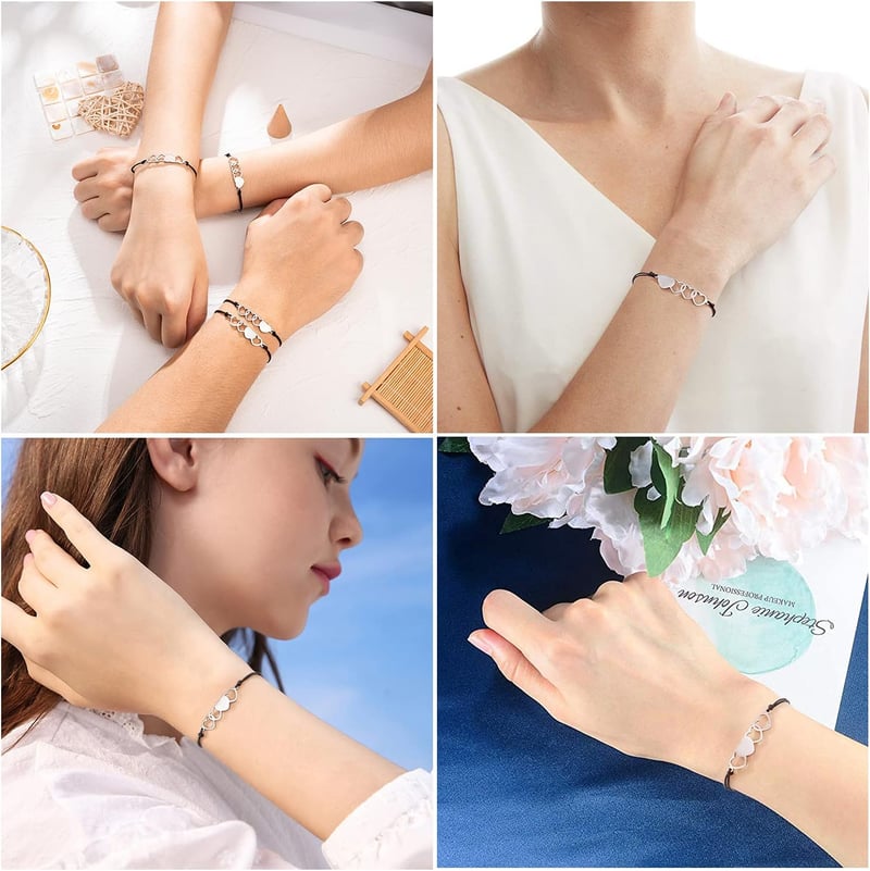 Best Friend Heart Bracelets - Friendship Gifts for Women