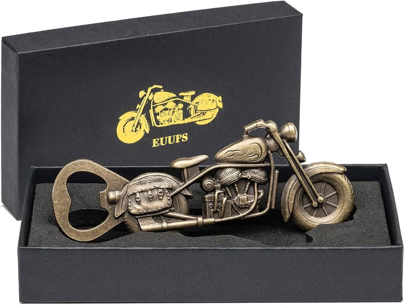 Vintage Motorcycle Bottle Opener - Perfect Gift for Men