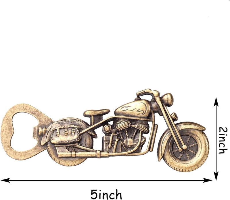 Vintage Motorcycle Bottle Opener - Perfect Gift for Men