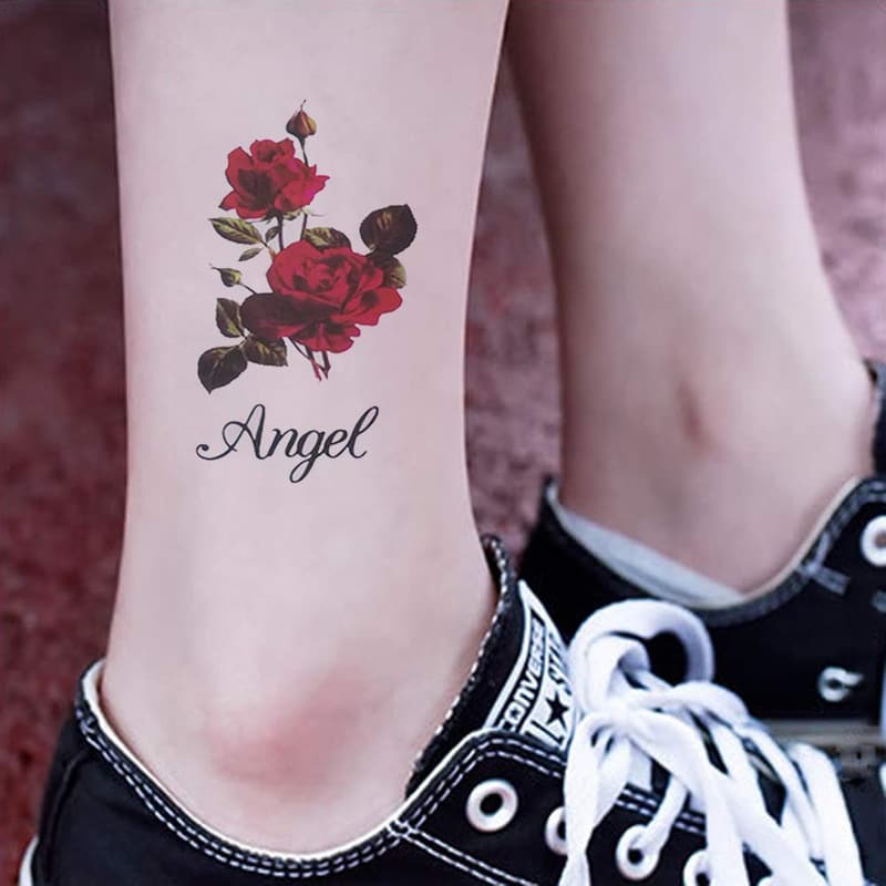 Temporary Floral Tattoos Set for Women - Waterproof & Long-Lasting