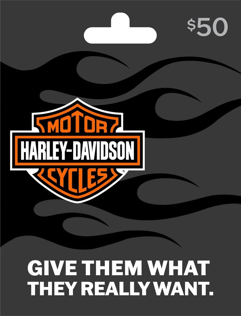Harley-Davidson Gift Card for Motorcycle Enthusiasts