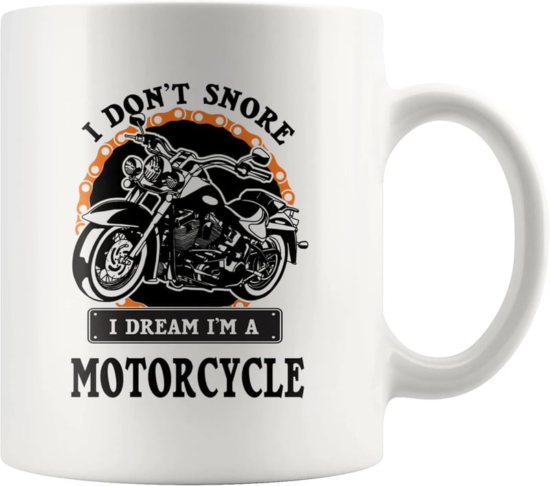 Father's Day Ceramic Coffee Mug for Biker Dads