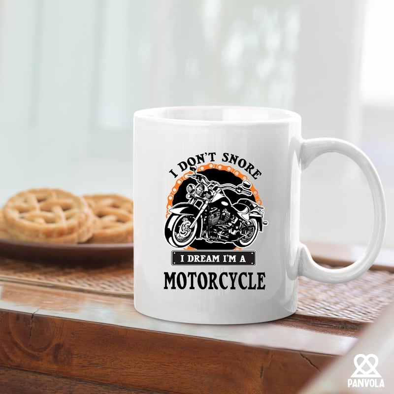 Father's Day Ceramic Coffee Mug for Biker Dads