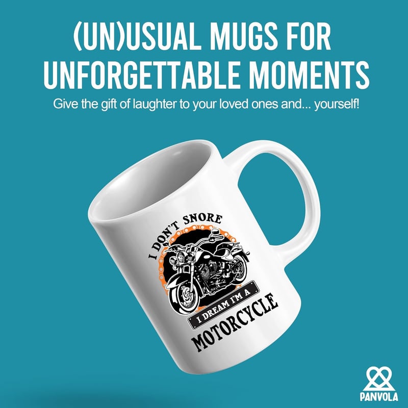 Father's Day Ceramic Coffee Mug for Biker Dads