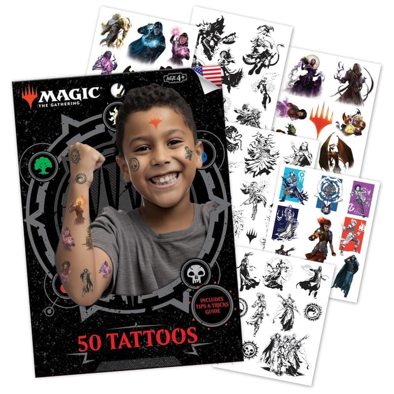 Magic: The Gathering Temporary Tattoos for Kids' Birthday Parties