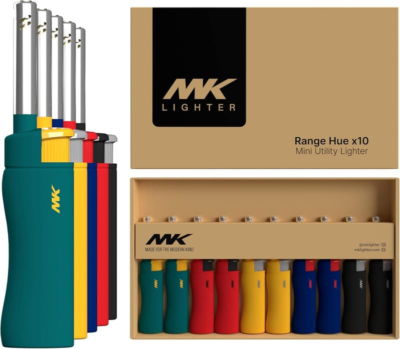 Multipurpose Butane Candle and BBQ Lighters – 10 Pack