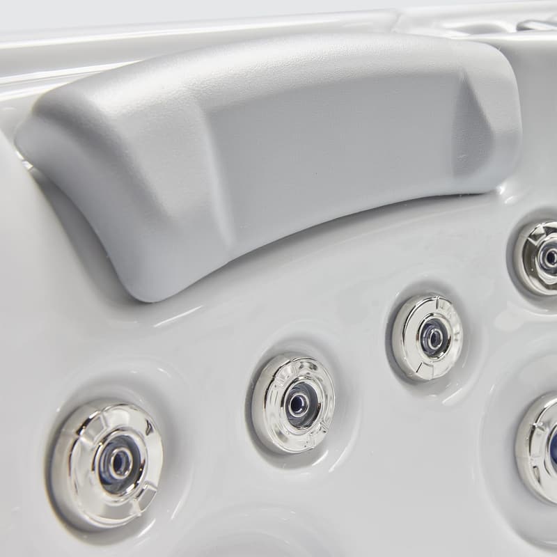 Dallas 6-Person Acrylic Hot Tub with LED Lights and Cover