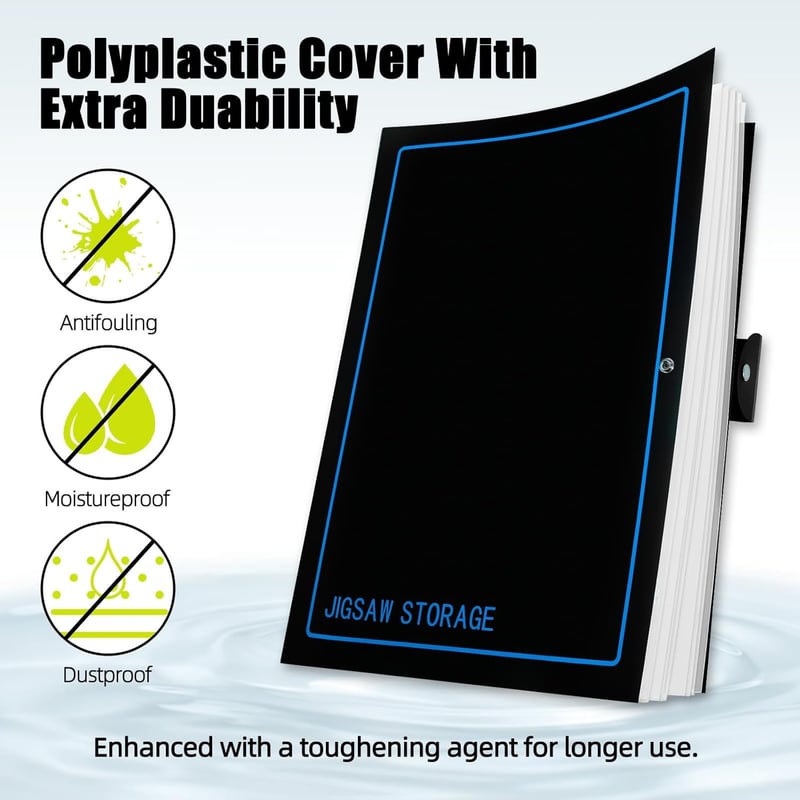 Jigsaw Puzzle Storage Organizer for Adults, Holds 20 Puzzles
